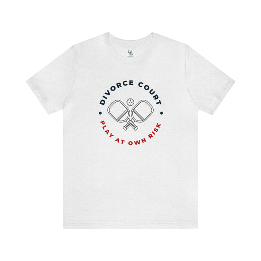 Unisex Jersey Cotton Short Sleeve T-shirt Divorce Court