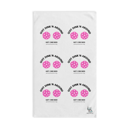Get Checked Prevent Cancer / Breast Cancer Hand Towel