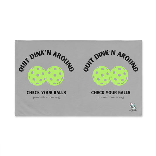 Check Your Balls Prevent Cancer Hand Towel