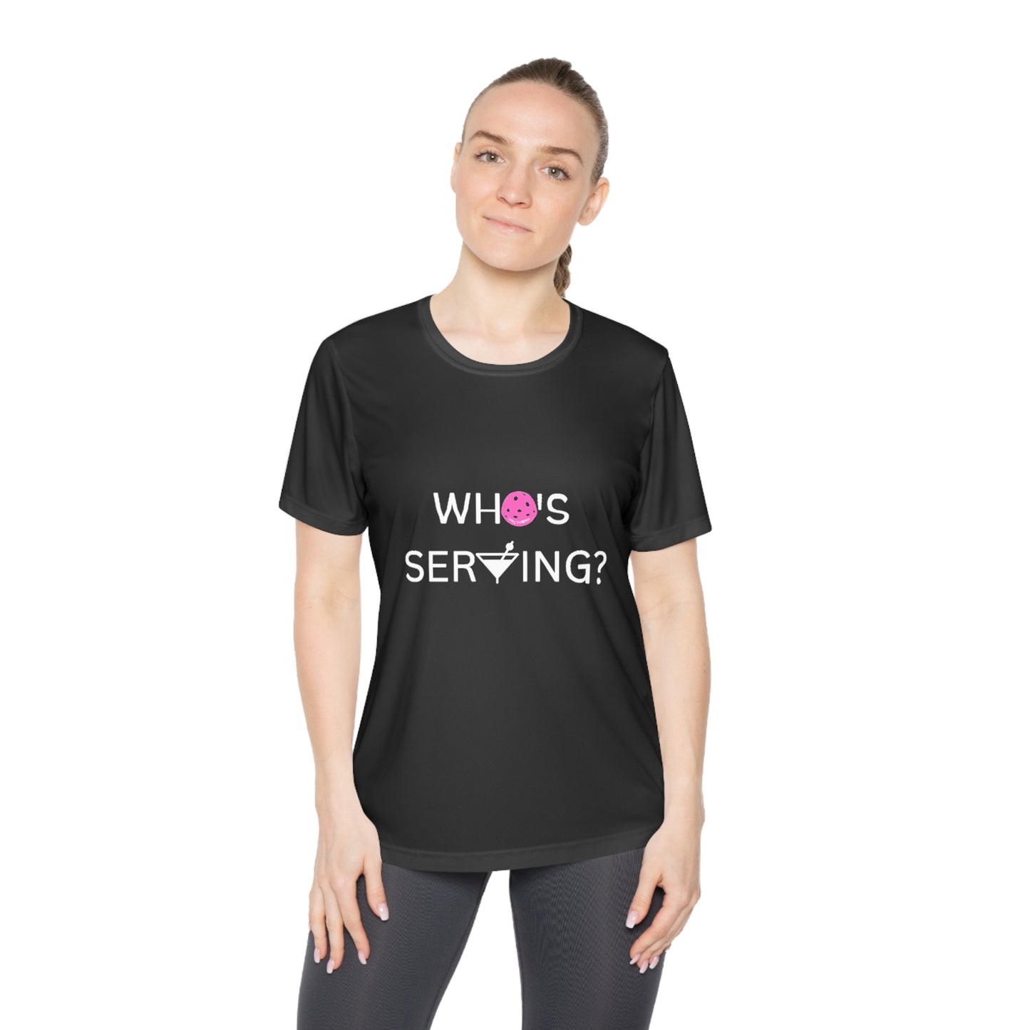 Women's Performance T-shirt Who's Serving