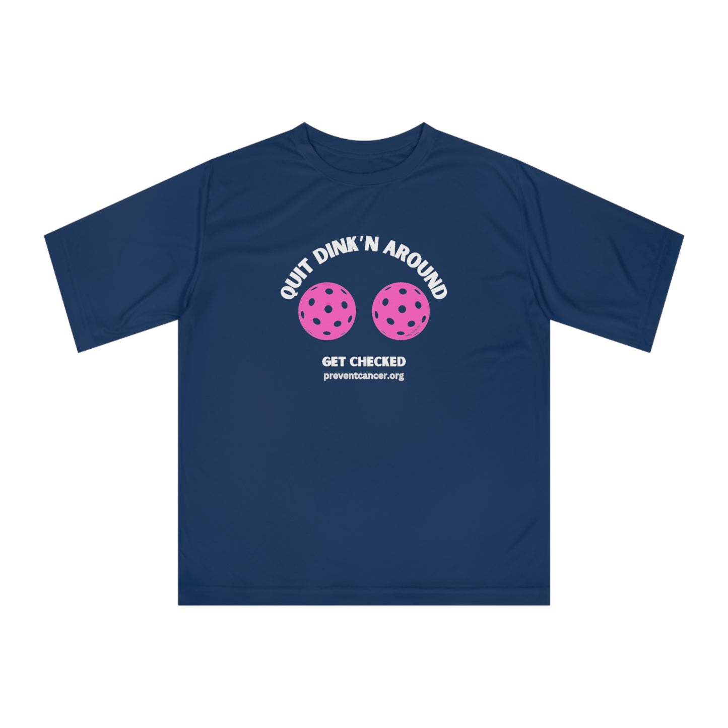 Performance & UV Protection T-shirt Get Checked Prevent Cancer / Breast Cancer
