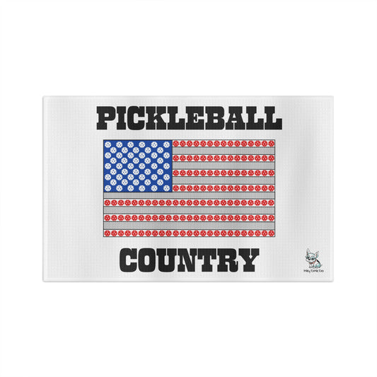 Light Weight Waffle Towel Pickleball Country