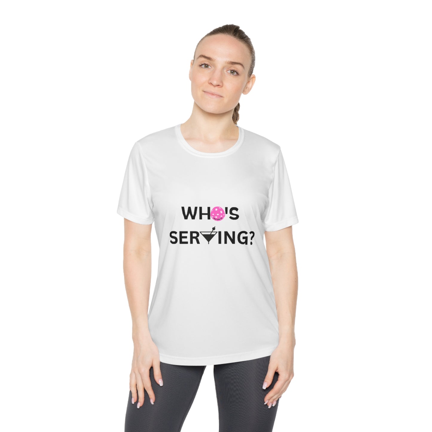 Women's Performance T-shirt Who's Serving