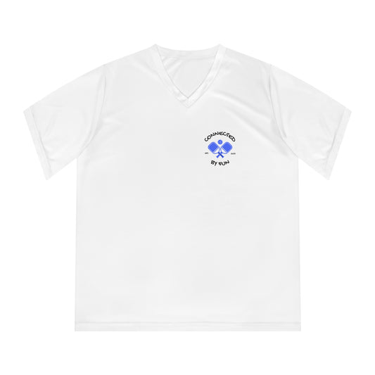 Women's Performance & UV V-Neck T-shirt Connected By Fun