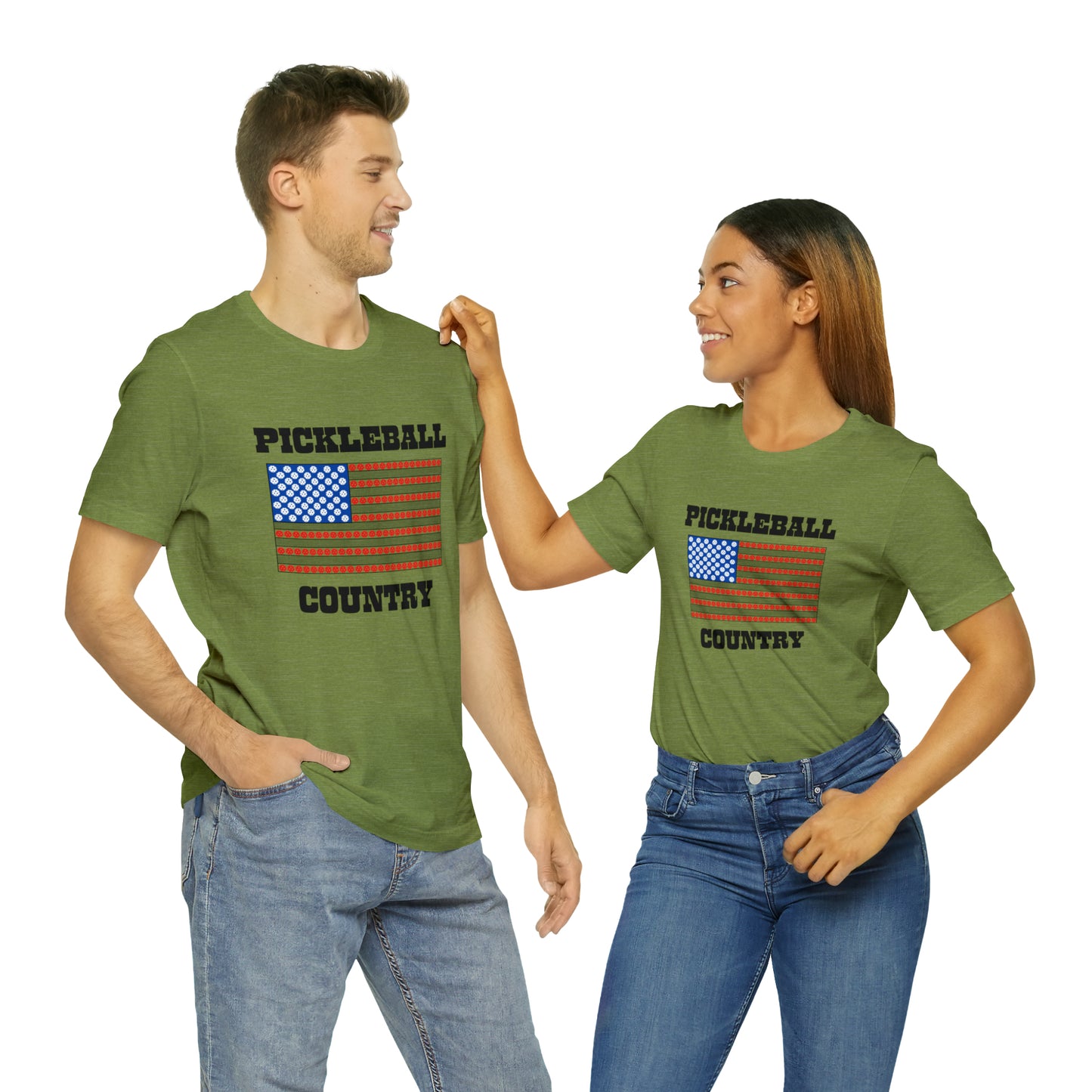 Unisex T-shirt Pickleball Country