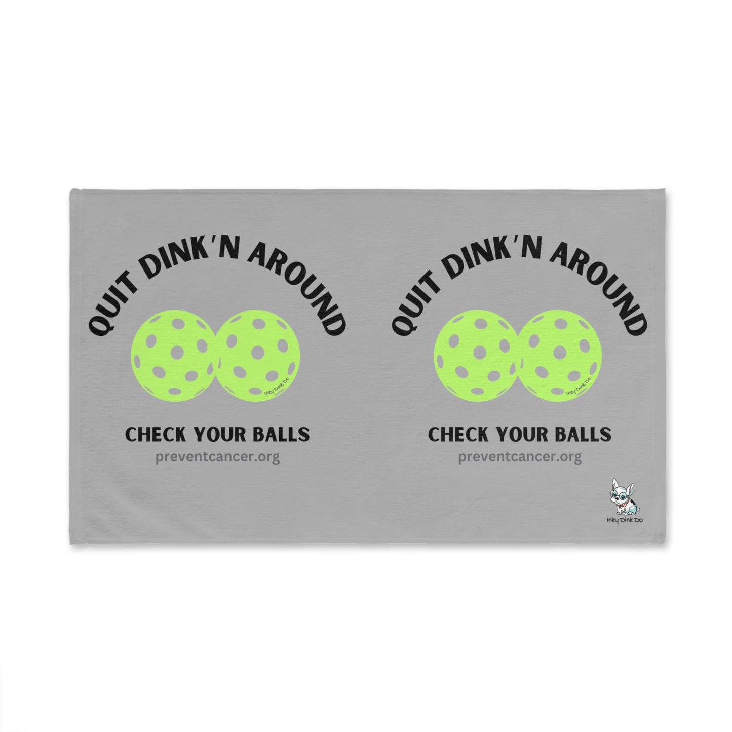 Check Your Balls Prevent Cancer Hand Towel