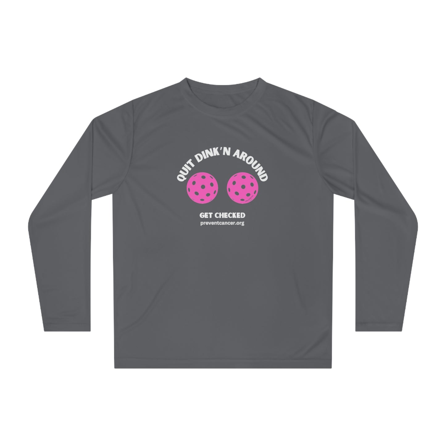 Performance & UV Protection Long Sleeve Get Checked Prevent Cancer / Breast Cancer