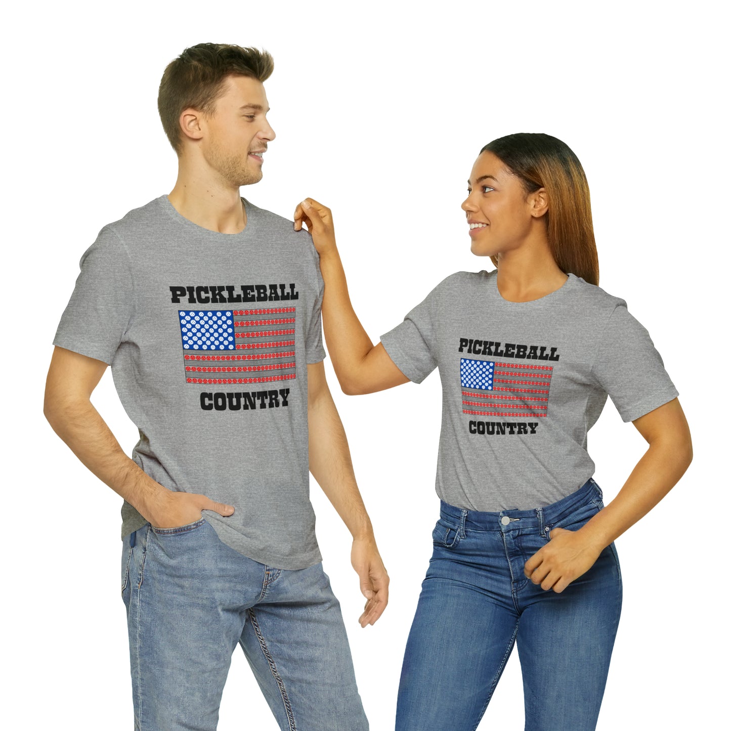 Unisex T-shirt Pickleball Country