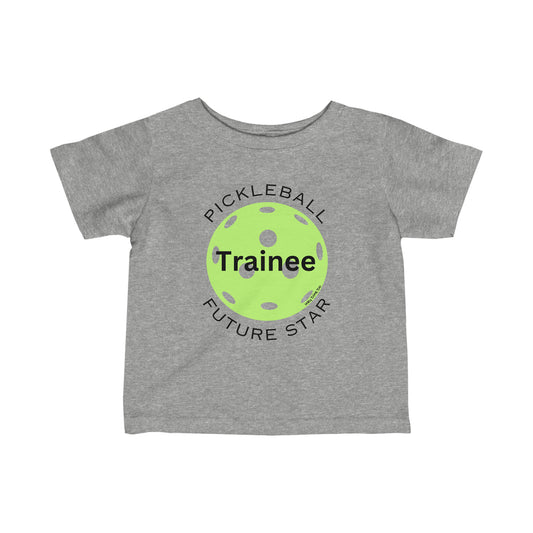 Infant Fine Jersey Cotton T-shirt Pickleball Trainee